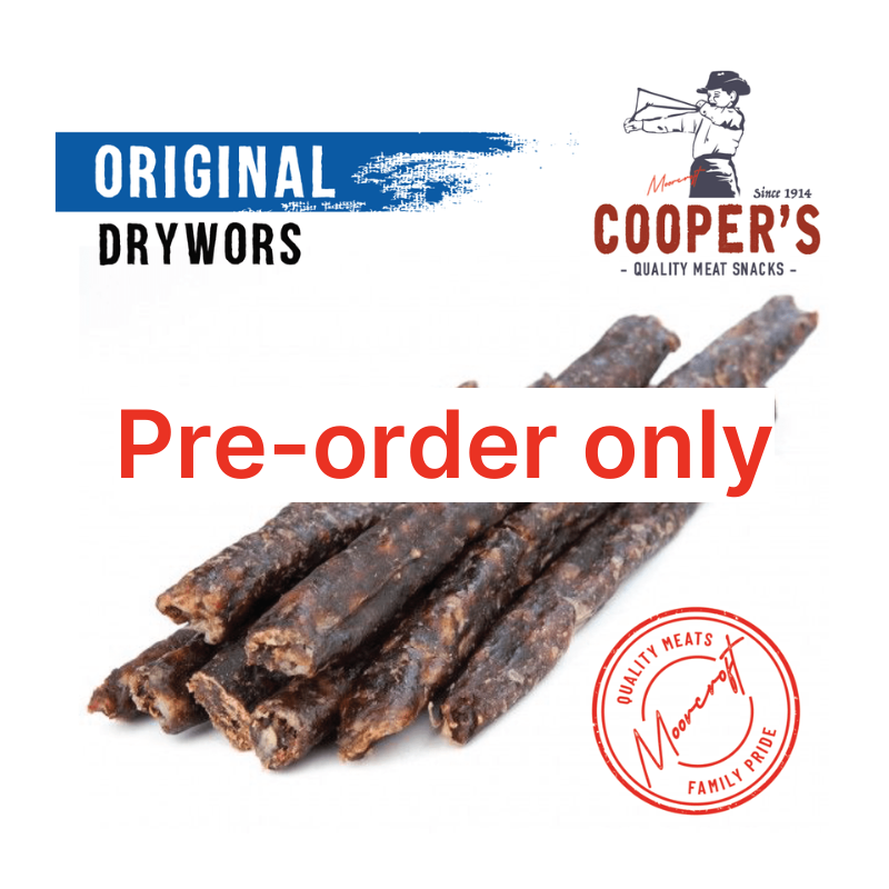 Pre-Order your Cooper's Original Drywors 250g