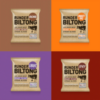 Runder Biltong Snack Pack Garlic 40g