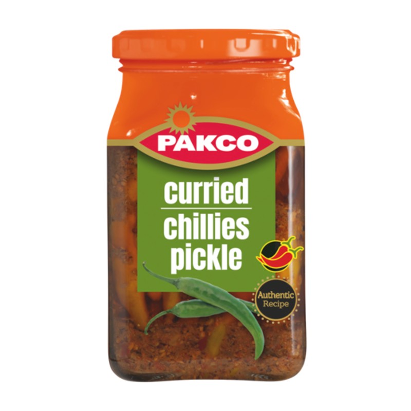 Pakco Curried Chillies Pickle 325g Jar