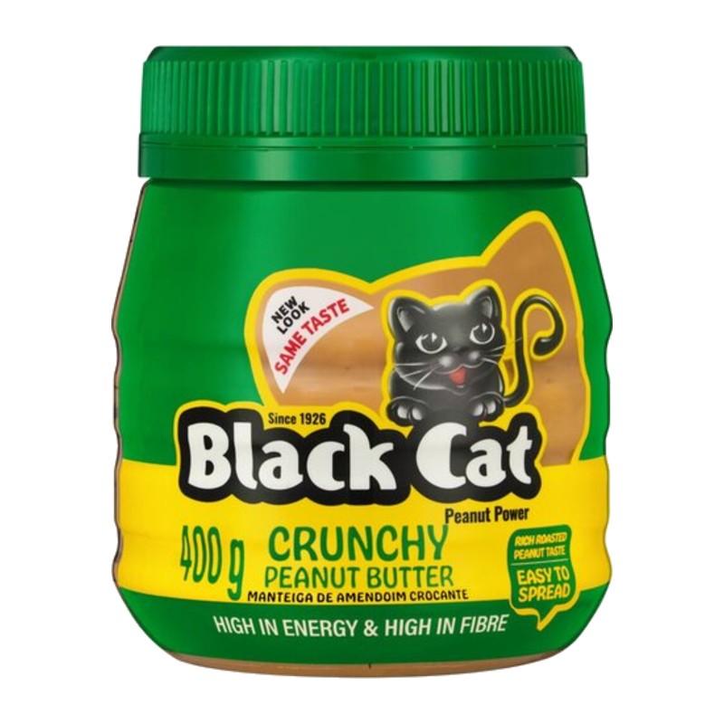 Black Cat Peanut Butter Crunchy 400g - SA2EU