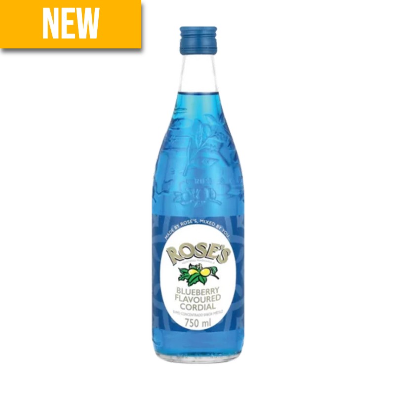 Roses Blueberry Cordial 750ml Bottle