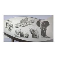 Blacksmith Creations Small Biltong Cutter - Big Five etching