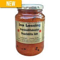 Ina Lessing Peachdilla Jam 410ml bottle