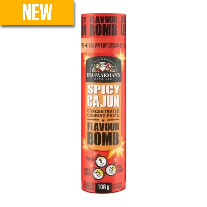 Ina Paarman's Flavour Bomb - Spicy Cajun 4 x 26.5g Sachets