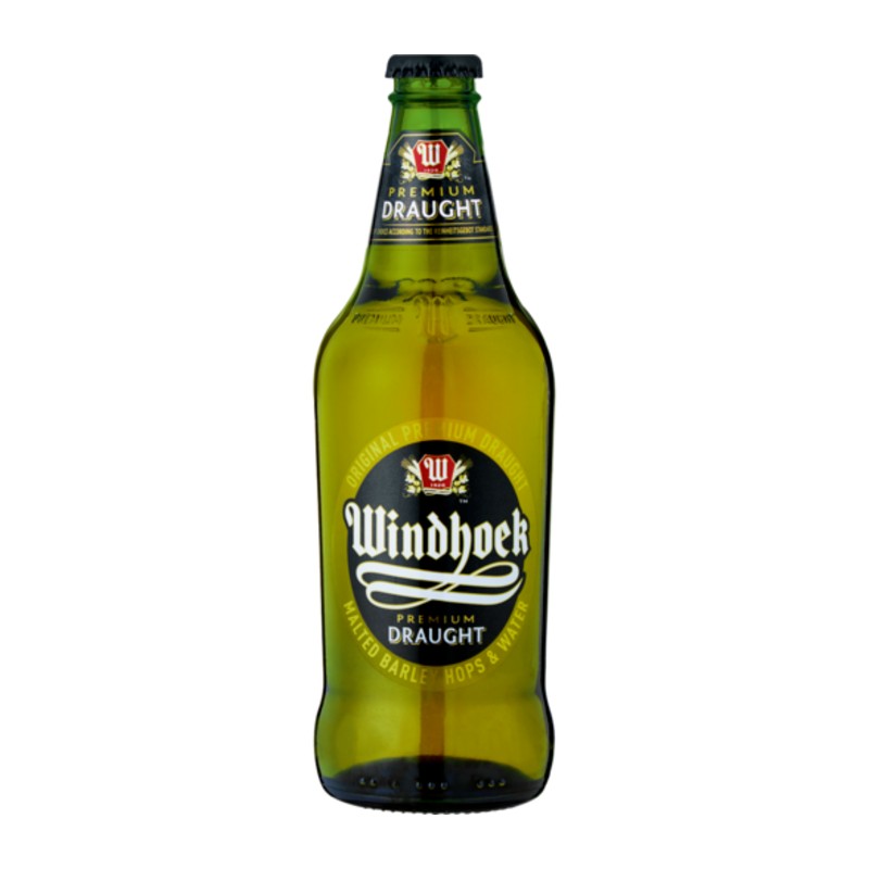 Windhoek Draught 440ml Bottle Single